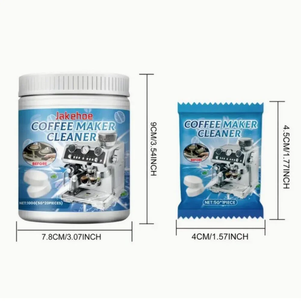 Coffee Machine Cleaning Tablets - Descaler/Oil Remover for Automatic Machines